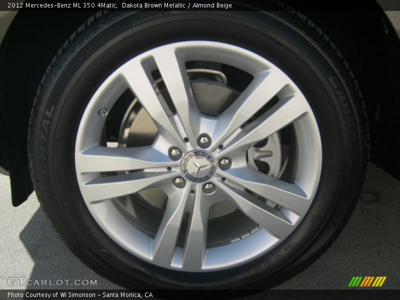 Dakota Brown Metallic / Almond Beige 2012 Mercedes-Benz ML 350 4Matic