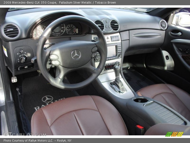  2009 CLK 350 Coupe Tobacco Brown Interior