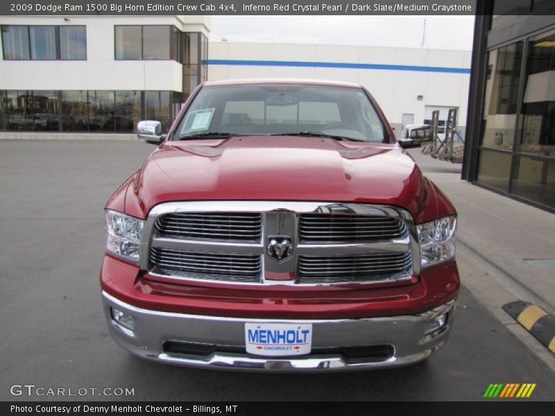 Inferno Red Crystal Pearl / Dark Slate/Medium Graystone 2009 Dodge Ram 1500 Big Horn Edition Crew Cab 4x4