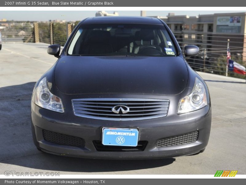 Blue Slate Metallic / Graphite Black 2007 Infiniti G 35 Sedan