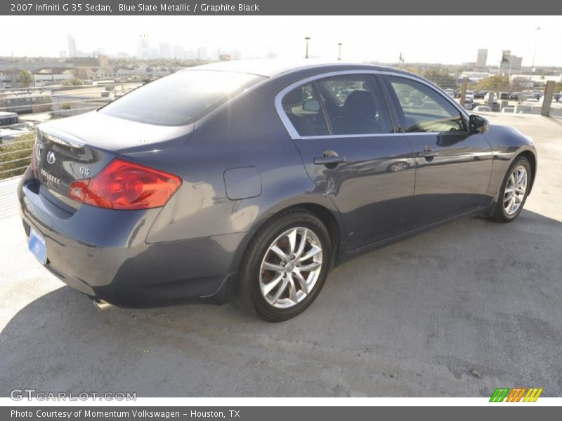 Blue Slate Metallic / Graphite Black 2007 Infiniti G 35 Sedan