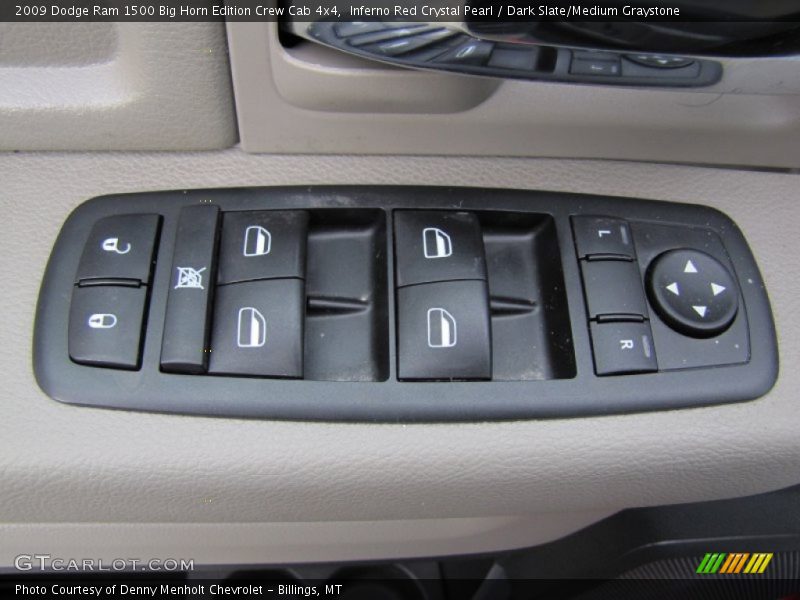 Controls of 2009 Ram 1500 Big Horn Edition Crew Cab 4x4