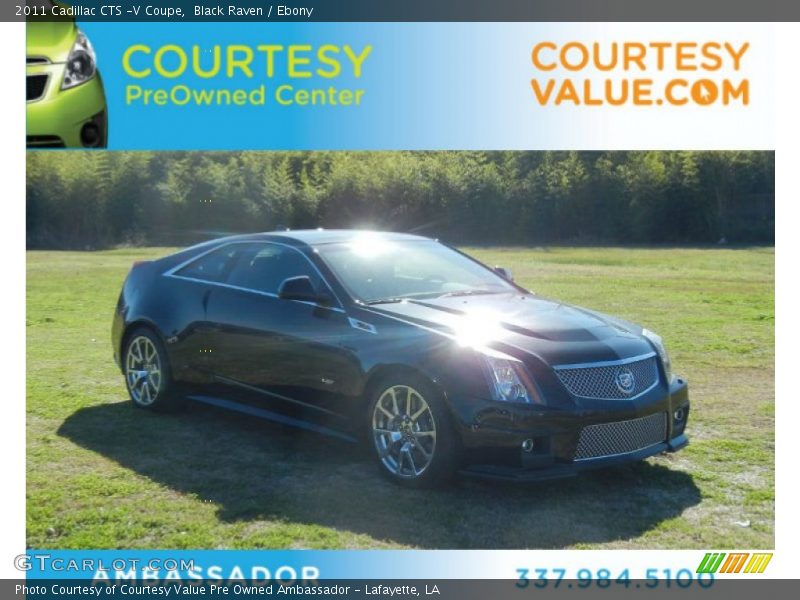 Black Raven / Ebony 2011 Cadillac CTS -V Coupe