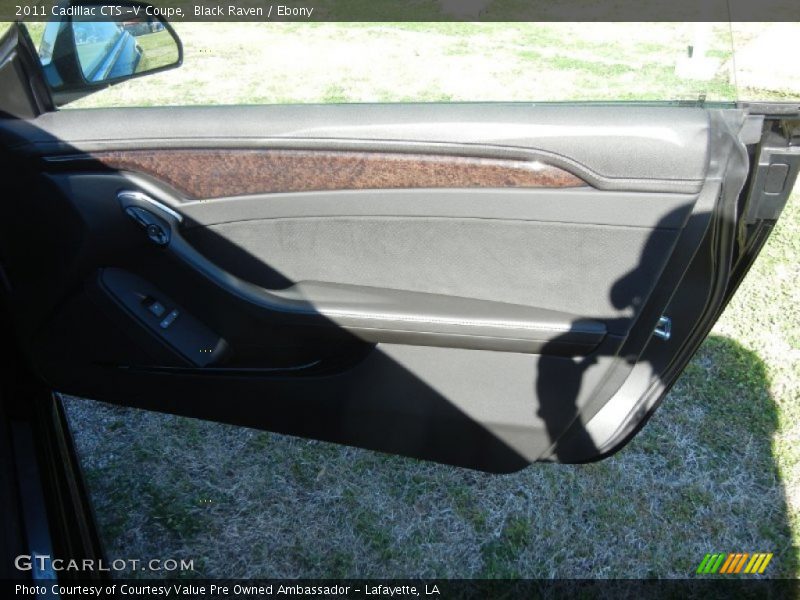 Black Raven / Ebony 2011 Cadillac CTS -V Coupe