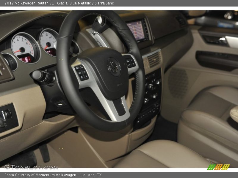 Glacial Blue Metallic / Sierra Sand 2012 Volkswagen Routan SE