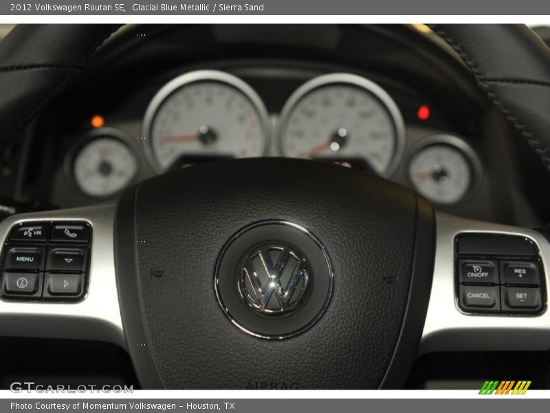 Glacial Blue Metallic / Sierra Sand 2012 Volkswagen Routan SE