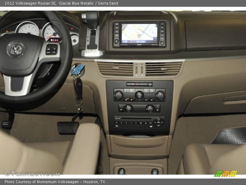 Glacial Blue Metallic / Sierra Sand 2012 Volkswagen Routan SE