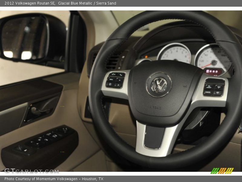 Glacial Blue Metallic / Sierra Sand 2012 Volkswagen Routan SE