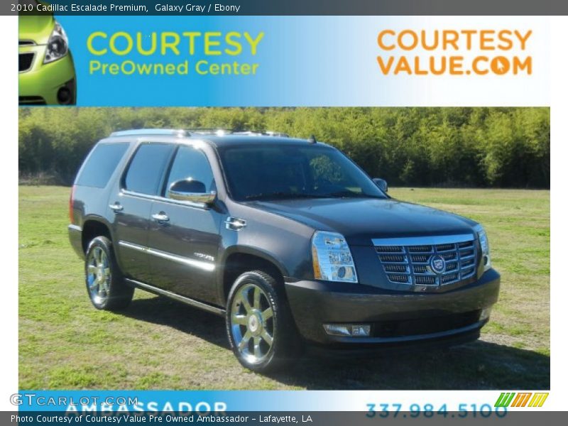 Galaxy Gray / Ebony 2010 Cadillac Escalade Premium