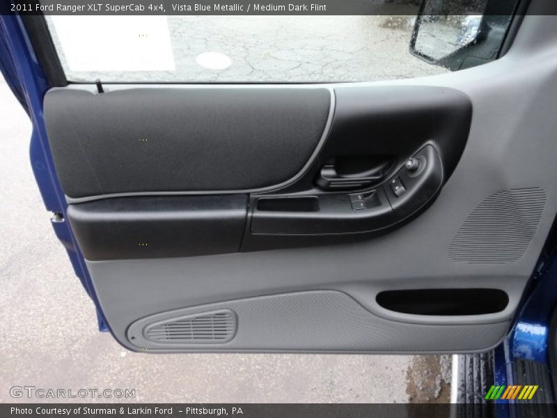 Vista Blue Metallic / Medium Dark Flint 2011 Ford Ranger XLT SuperCab 4x4