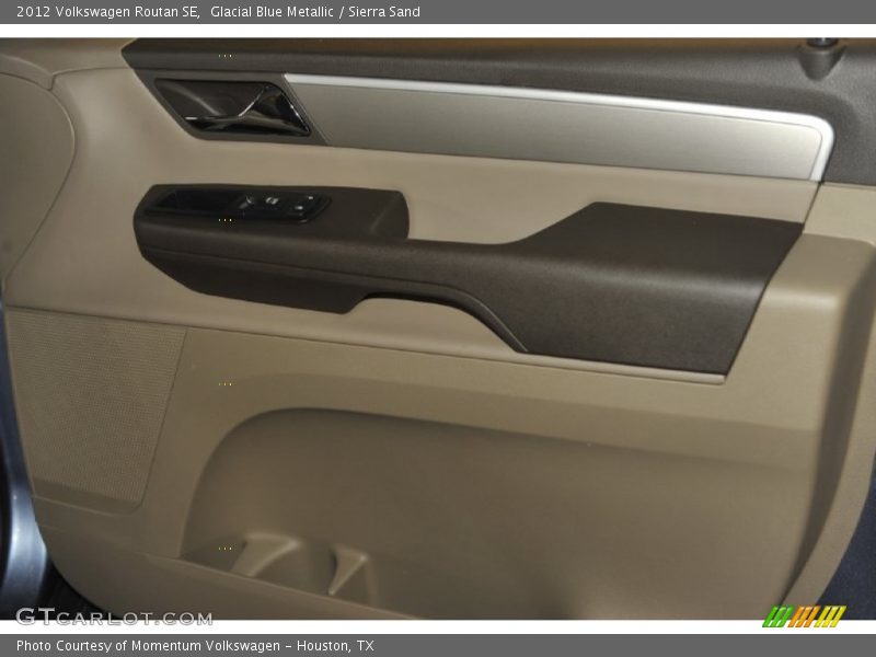 Glacial Blue Metallic / Sierra Sand 2012 Volkswagen Routan SE