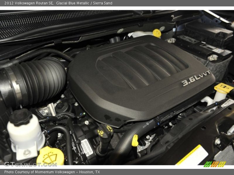Glacial Blue Metallic / Sierra Sand 2012 Volkswagen Routan SE