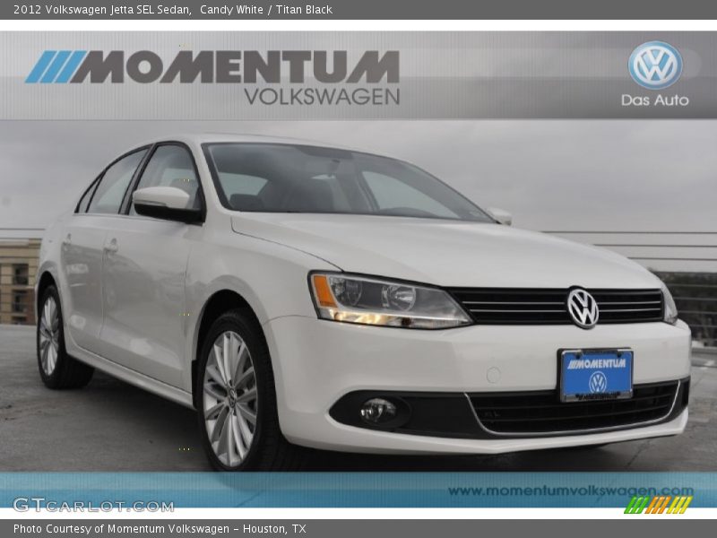 Candy White / Titan Black 2012 Volkswagen Jetta SEL Sedan