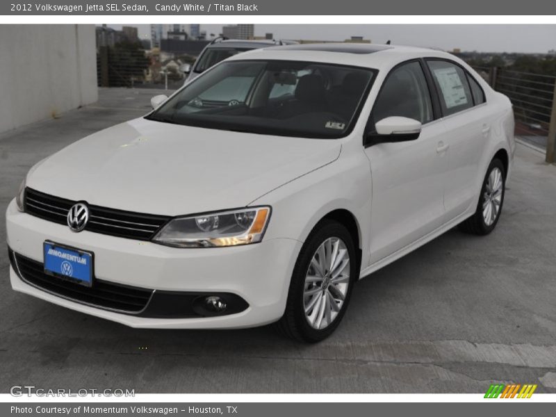 Candy White / Titan Black 2012 Volkswagen Jetta SEL Sedan