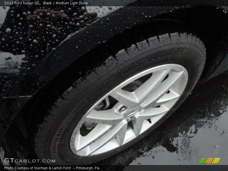 Black / Medium Light Stone 2012 Ford Fusion SEL