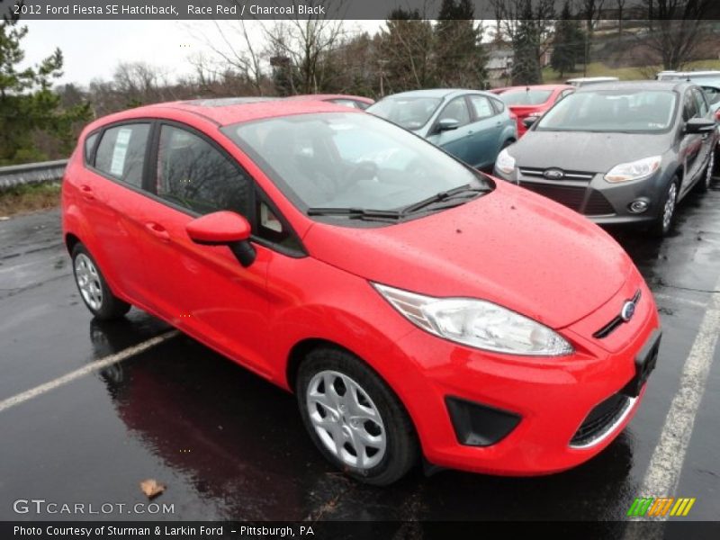 Front 3/4 View of 2012 Fiesta SE Hatchback