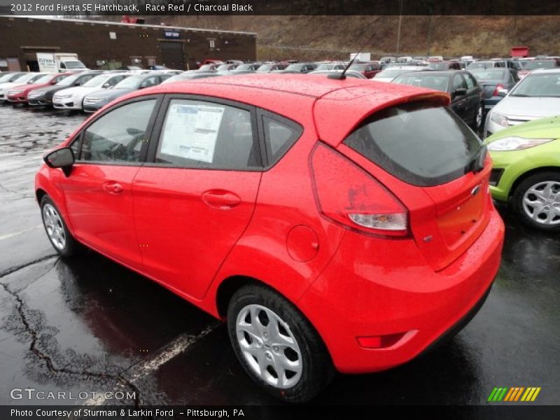 Race Red / Charcoal Black 2012 Ford Fiesta SE Hatchback