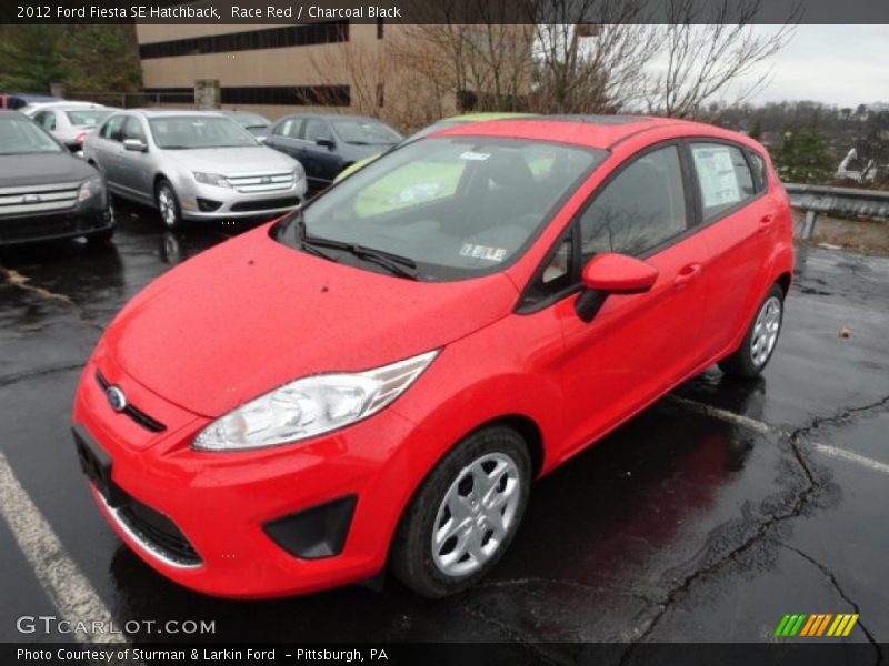 Race Red / Charcoal Black 2012 Ford Fiesta SE Hatchback