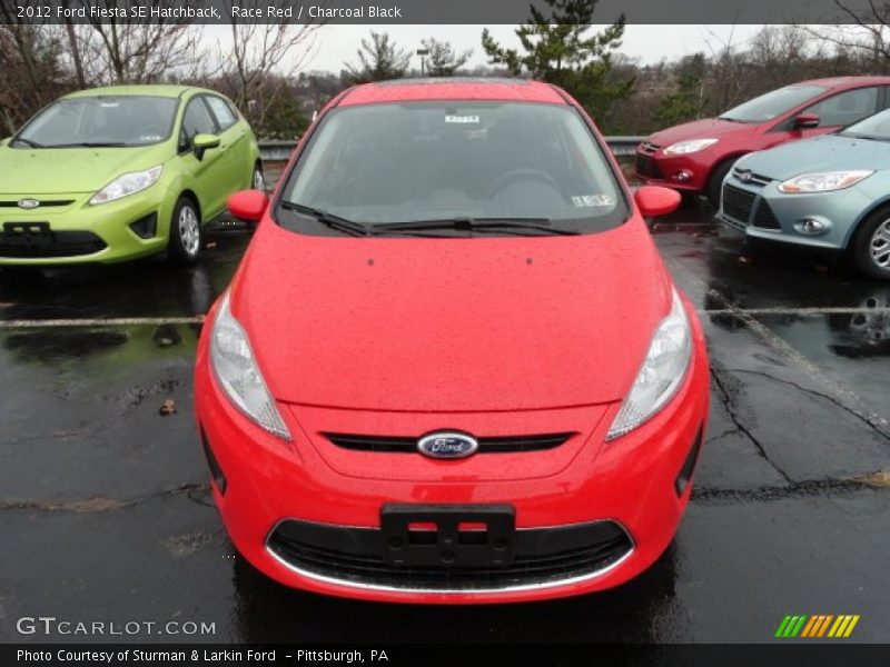 Race Red / Charcoal Black 2012 Ford Fiesta SE Hatchback
