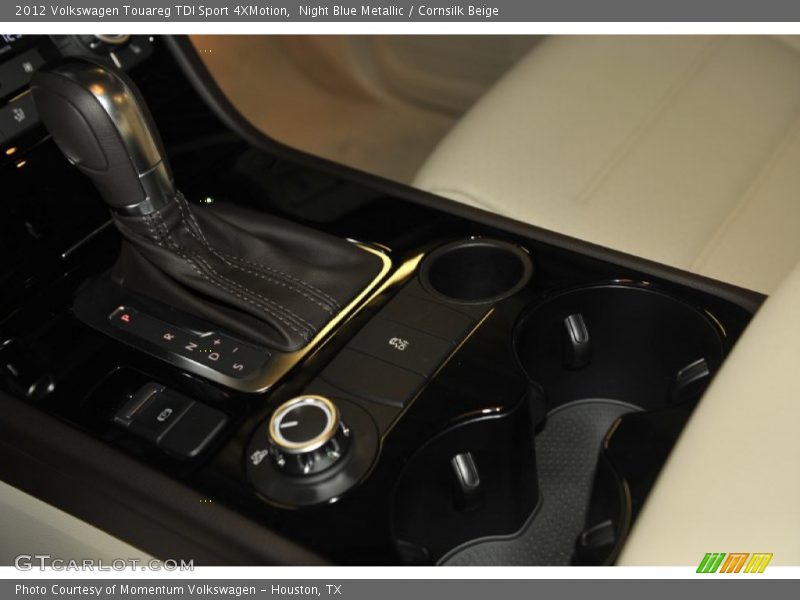 Night Blue Metallic / Cornsilk Beige 2012 Volkswagen Touareg TDI Sport 4XMotion