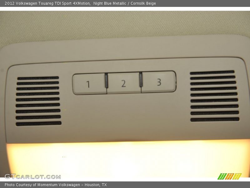 Night Blue Metallic / Cornsilk Beige 2012 Volkswagen Touareg TDI Sport 4XMotion