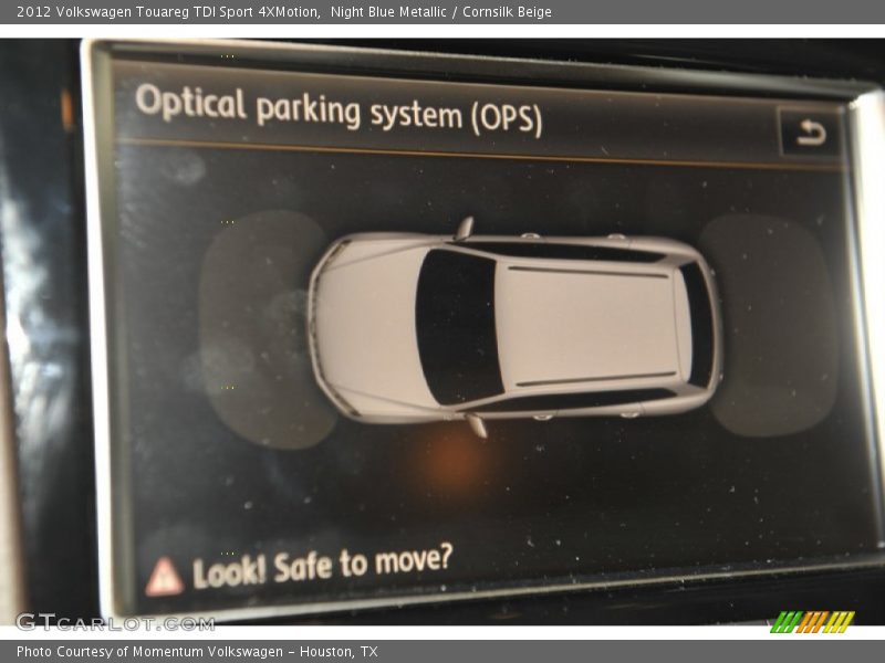 Night Blue Metallic / Cornsilk Beige 2012 Volkswagen Touareg TDI Sport 4XMotion