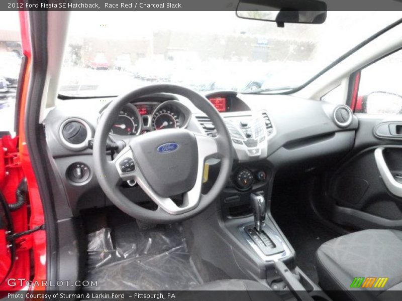 Dashboard of 2012 Fiesta SE Hatchback