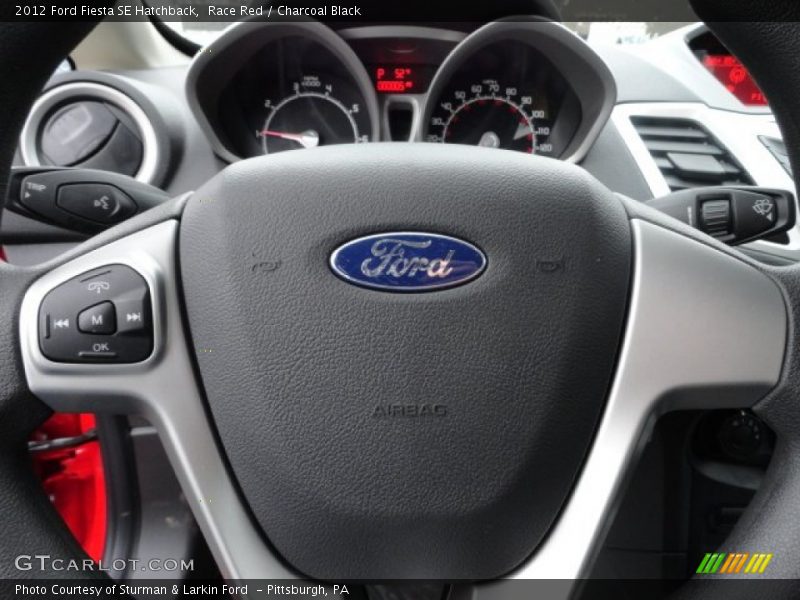 Race Red / Charcoal Black 2012 Ford Fiesta SE Hatchback