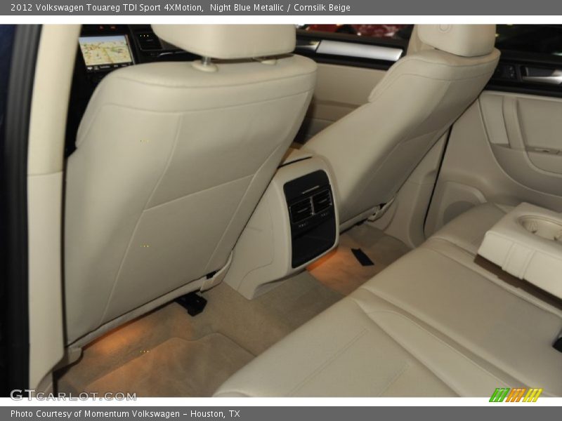 Night Blue Metallic / Cornsilk Beige 2012 Volkswagen Touareg TDI Sport 4XMotion