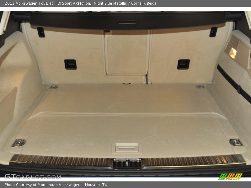 Night Blue Metallic / Cornsilk Beige 2012 Volkswagen Touareg TDI Sport 4XMotion