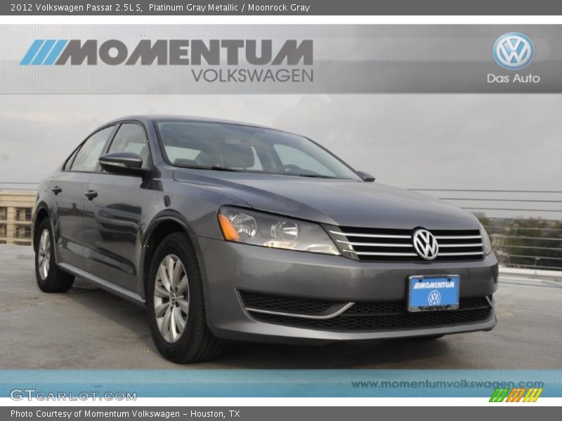 Platinum Gray Metallic / Moonrock Gray 2012 Volkswagen Passat 2.5L S