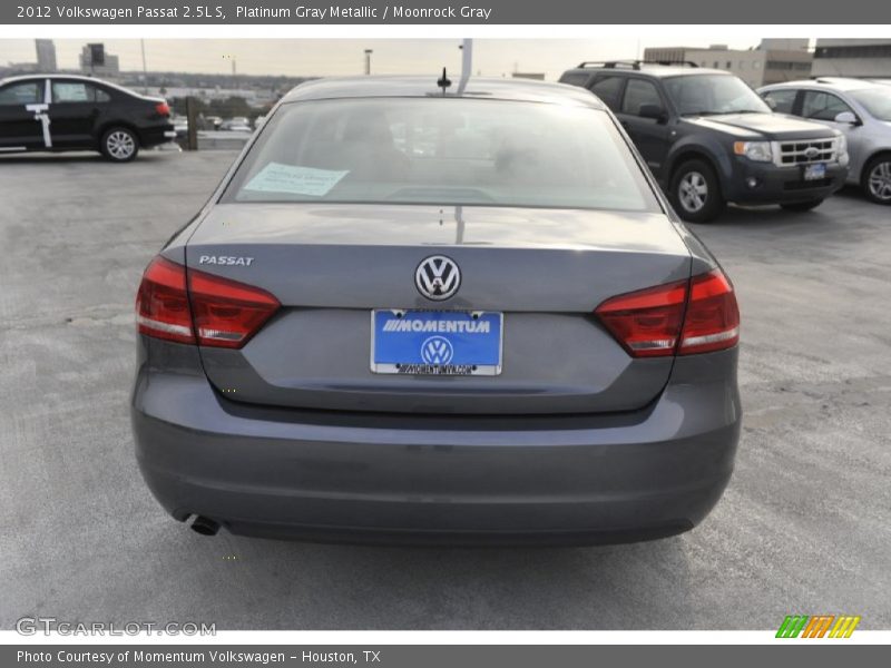 Platinum Gray Metallic / Moonrock Gray 2012 Volkswagen Passat 2.5L S