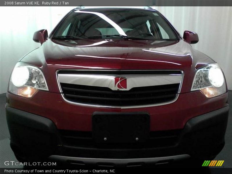 Ruby Red / Tan 2008 Saturn VUE XE
