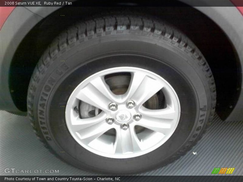 Ruby Red / Tan 2008 Saturn VUE XE