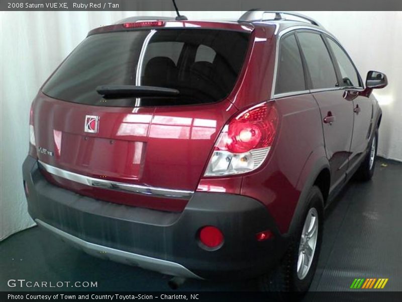 Ruby Red / Tan 2008 Saturn VUE XE
