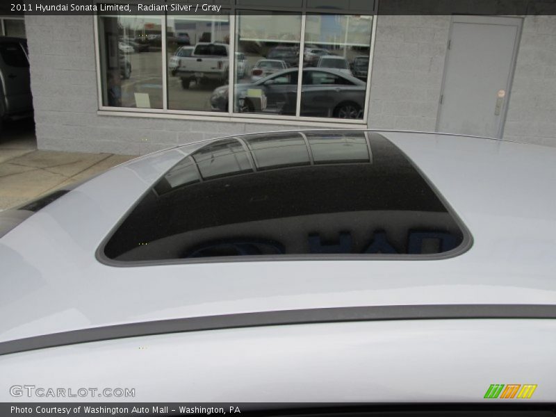 Radiant Silver / Gray 2011 Hyundai Sonata Limited