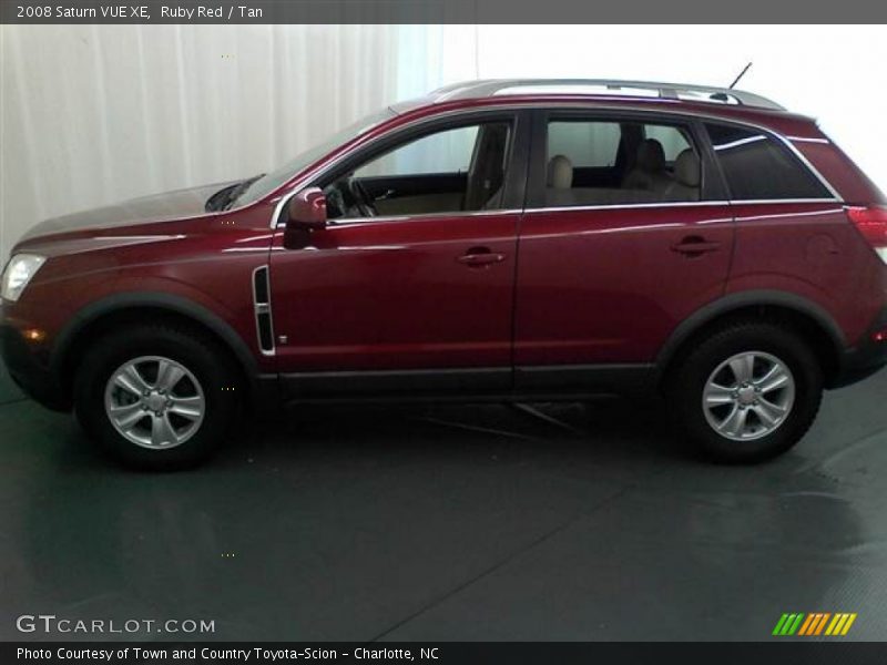 Ruby Red / Tan 2008 Saturn VUE XE