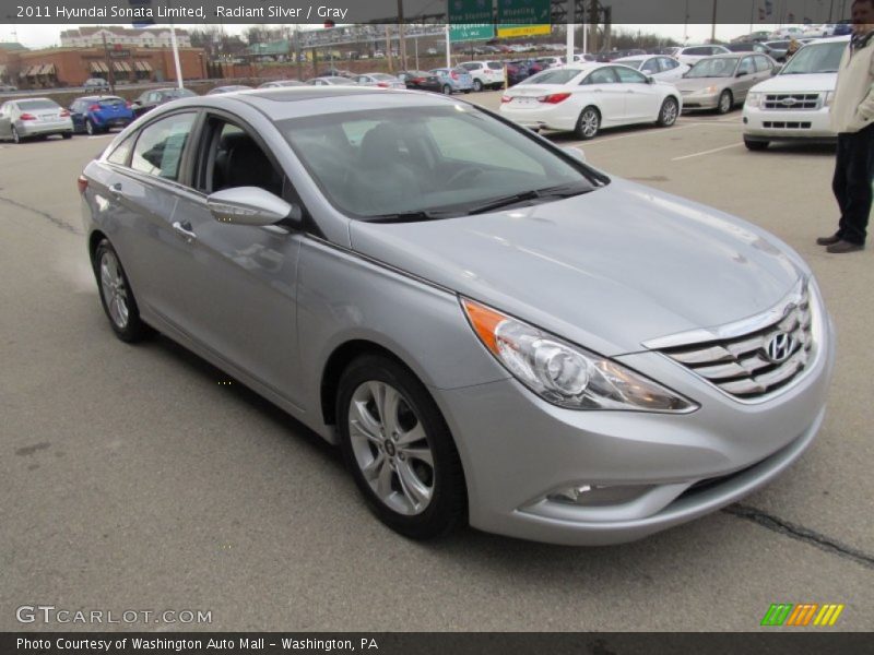 Radiant Silver / Gray 2011 Hyundai Sonata Limited