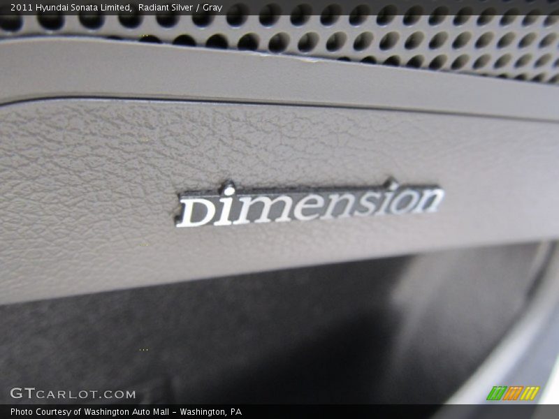 Radiant Silver / Gray 2011 Hyundai Sonata Limited