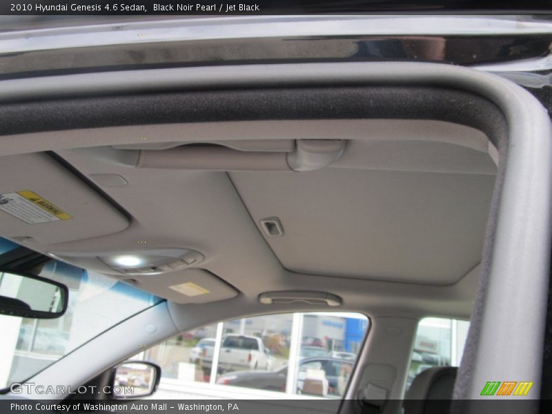 Black Noir Pearl / Jet Black 2010 Hyundai Genesis 4.6 Sedan