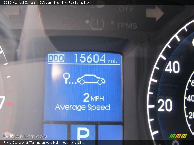 Black Noir Pearl / Jet Black 2010 Hyundai Genesis 4.6 Sedan
