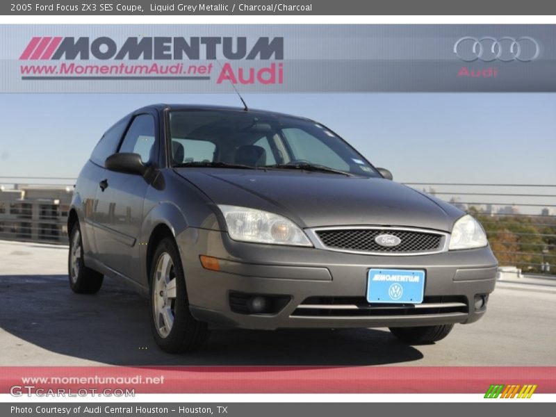 Liquid Grey Metallic / Charcoal/Charcoal 2005 Ford Focus ZX3 SES Coupe