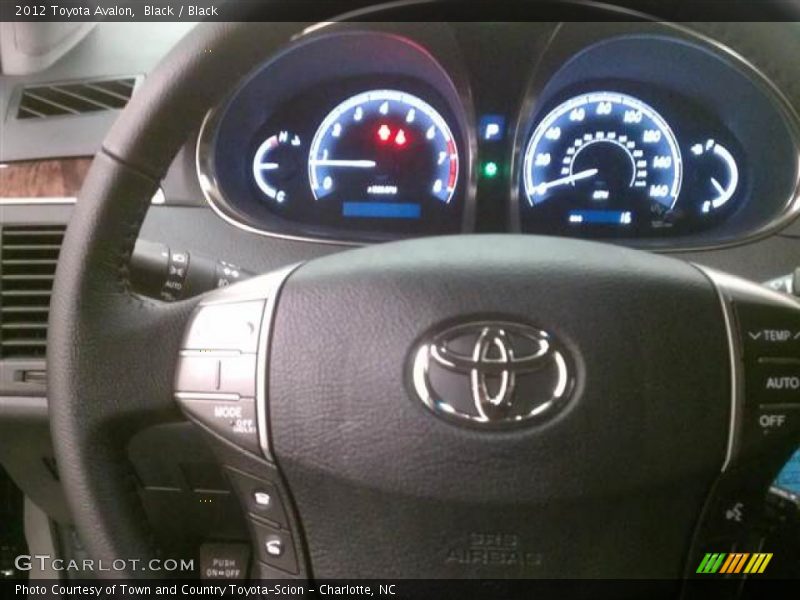 Black / Black 2012 Toyota Avalon