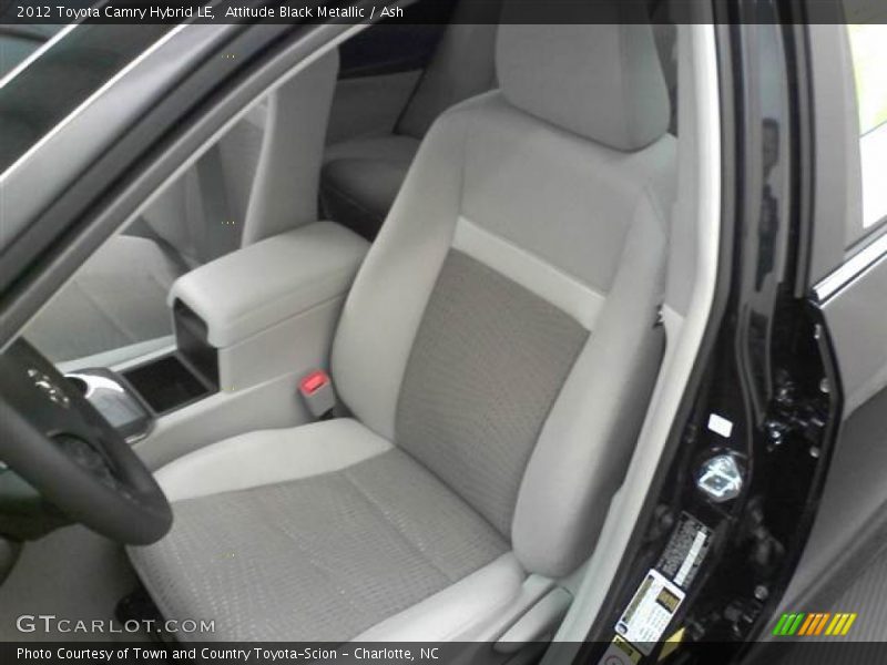 Attitude Black Metallic / Ash 2012 Toyota Camry Hybrid LE