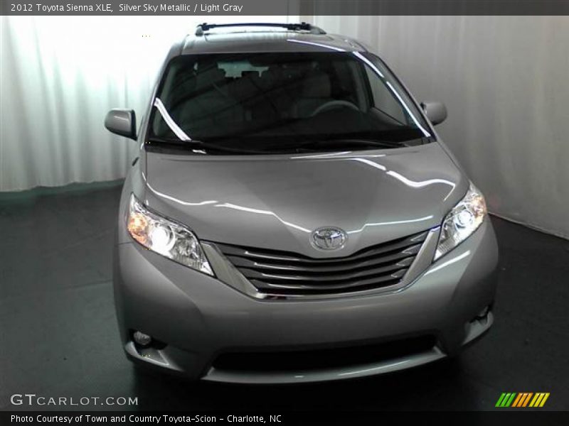 Silver Sky Metallic / Light Gray 2012 Toyota Sienna XLE