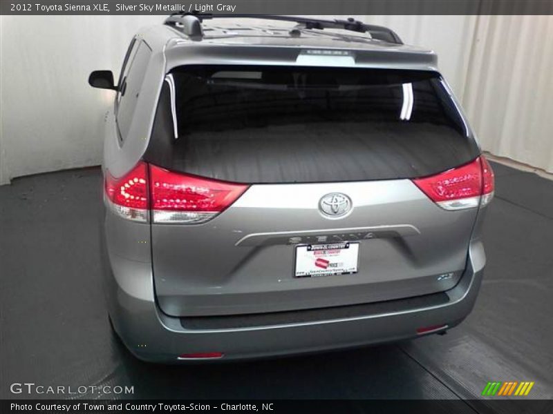 Silver Sky Metallic / Light Gray 2012 Toyota Sienna XLE