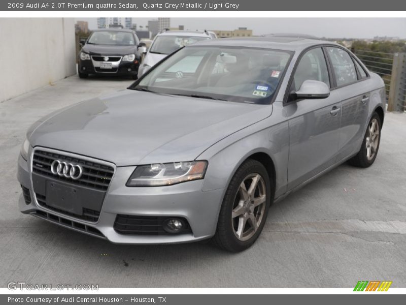 Quartz Grey Metallic / Light Grey 2009 Audi A4 2.0T Premium quattro Sedan