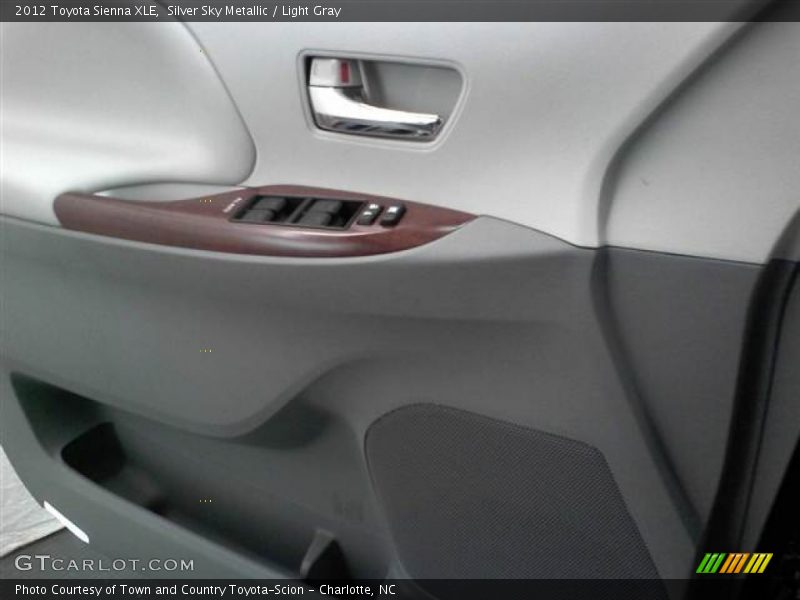 Silver Sky Metallic / Light Gray 2012 Toyota Sienna XLE