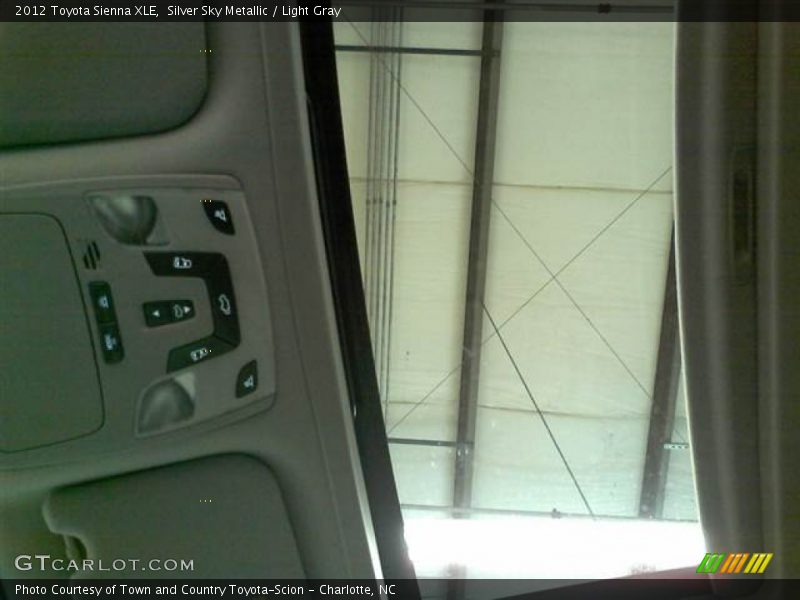 Silver Sky Metallic / Light Gray 2012 Toyota Sienna XLE