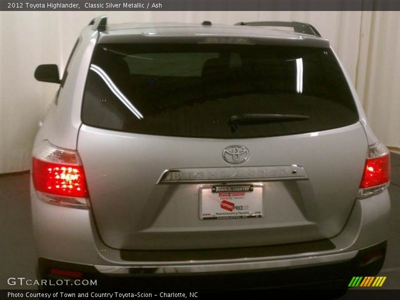 Classic Silver Metallic / Ash 2012 Toyota Highlander